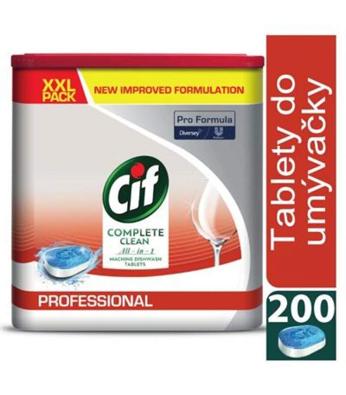 Cif Pro Formula All in 1 - tablety do umývačky riadu 200ks